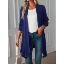 Fall Solid Color Long Sleeve Cardigan