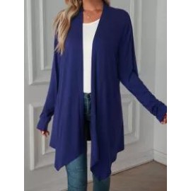 Fall Solid Color Long Sleeve Cardigan