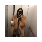 Fashion Faux Fur Long Sleeve Coats