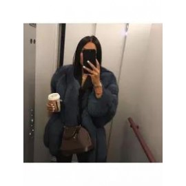 Fashion Faux Fur Long Sleeve Coats