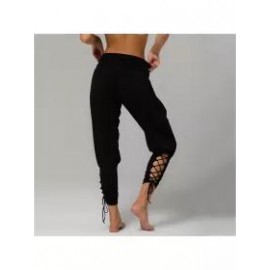 Casual Solid Color High Waist Pocket Pants