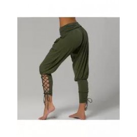 Casual Solid Color High Waist Pocket Pants