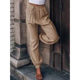 Casual Comfort Drawstring Harem Pants