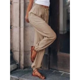 Casual Comfort Drawstring Harem Pants