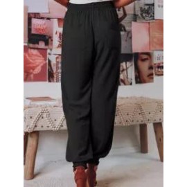 Casual Comfort Drawstring Harem Pants