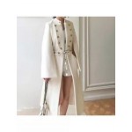 Double Breasted Stand Collar Coat