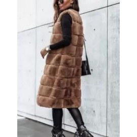 Autumn and Winter Fur Vest Coat