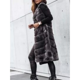 Autumn and Winter Fur Vest Coat