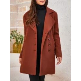 Women's Solid Color Coat