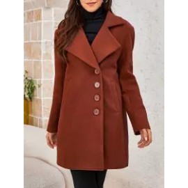 Women's Solid Color Coat