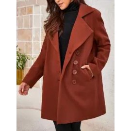 Women's Solid Color Coat