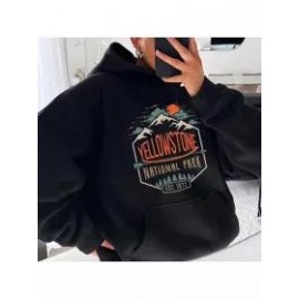 YELLOWSTONE NATIONAL PARK Casual Hoodie