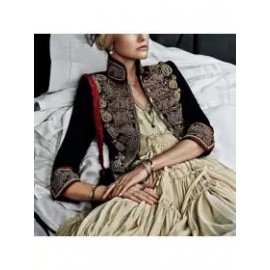 Ladies Vintage Embroidered Blazer