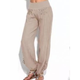 Fashionable High-waisted Pants