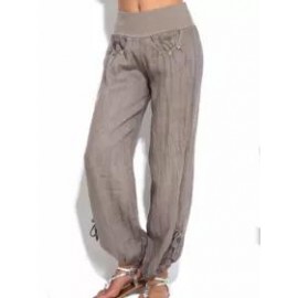 Fashionable High-waisted Pants