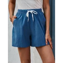 Womens casual denim shorts