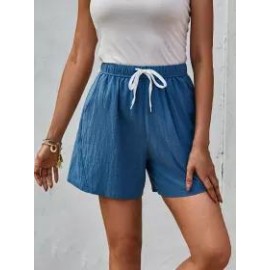 Womens casual denim shorts