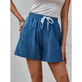 Womens casual denim shorts