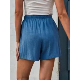 Womens casual denim shorts