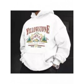 Yellowstone Print Men's Vintage Sweatshirt