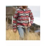 Mens Vintage Print Casual Sweatshirt