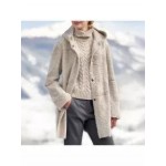 Women's Hooded Reversible Fur Coat
