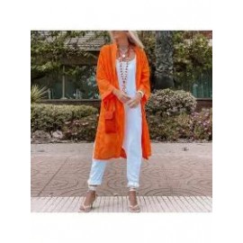 Fashion long-sleeved comfortable cardigan