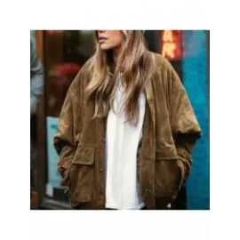 Unisex Vintage Suede Cotton Oversized Bomber Jacket