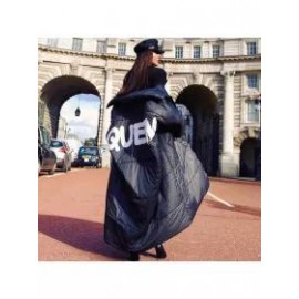 Women's Fashion Letter Print Down Jacket