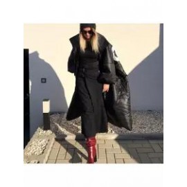 Women's Fashion Letter Print Down Jacket