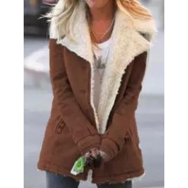 Women's Slim Mid-length Thick Coat
