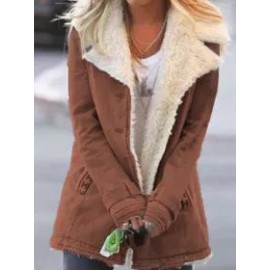 Women's Slim Mid-length Thick Coat