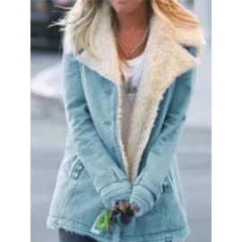 Women's Slim Mid-length Thick Coat