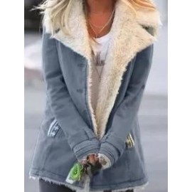 Women's Slim Mid-length Thick Coat