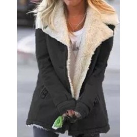 Women's Slim Mid-length Thick Coat