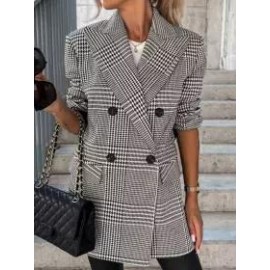 Casual Loose Double Breasted Trench Coat