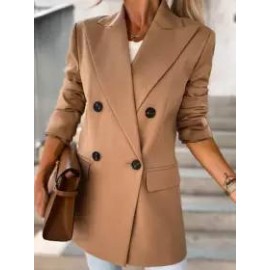Casual Loose Double Breasted Trench Coat