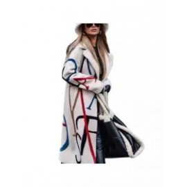 Fashion All-match Letter Print Coat