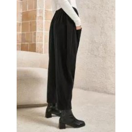 Ladies Fashion Pocket Casual Pants