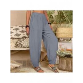 Fashion loose solid color casual pants