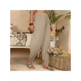 Fashion loose solid color casual pants