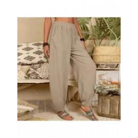 Fashion loose solid color casual pants