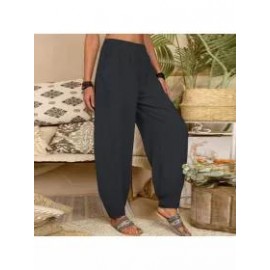 Fashion loose solid color casual pants