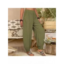 Fashion loose solid color casual pants