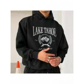 Lake Tahoe Print Vintage Versatile Sweatshirt