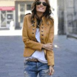 Fashion Pure Colour Long Sleeve Coat
