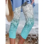 Casual Floral Print Leggings