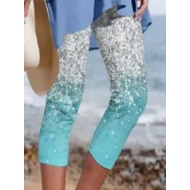 Casual Floral Print Leggings
