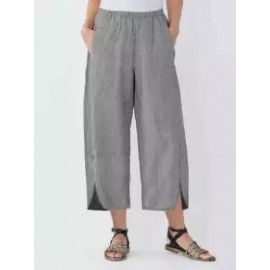 Plus Size Solid Color Casual Wide-leg Pants