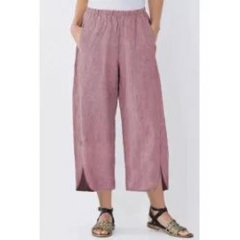 Plus Size Solid Color Casual Wide-leg Pants